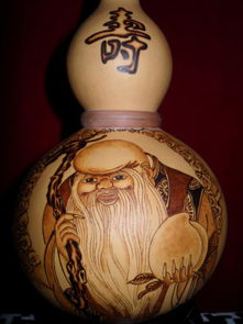 匠心傳承 烙畫(huà)葫蘆與壽星茶罐的藝術(shù)魅力